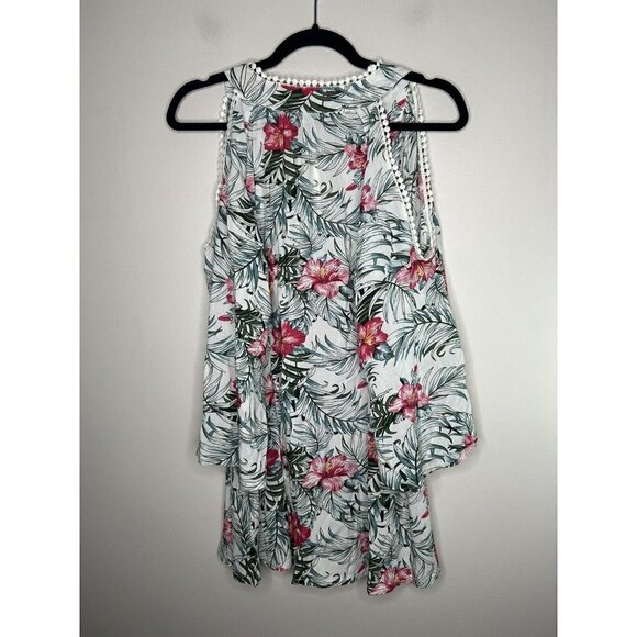 Solitaire Swim Women's Floral Beach Cover Up Dress Pullover Size Small N… - Picture 13 of 16
